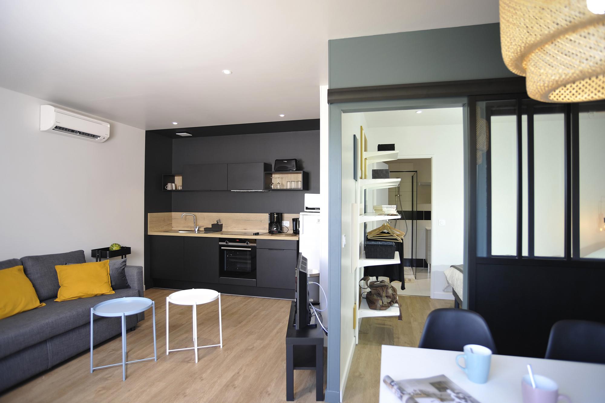 Location appartement 12 meublÃ© avec terrasse Ã  Jonzac (Charente Maritime 17) 