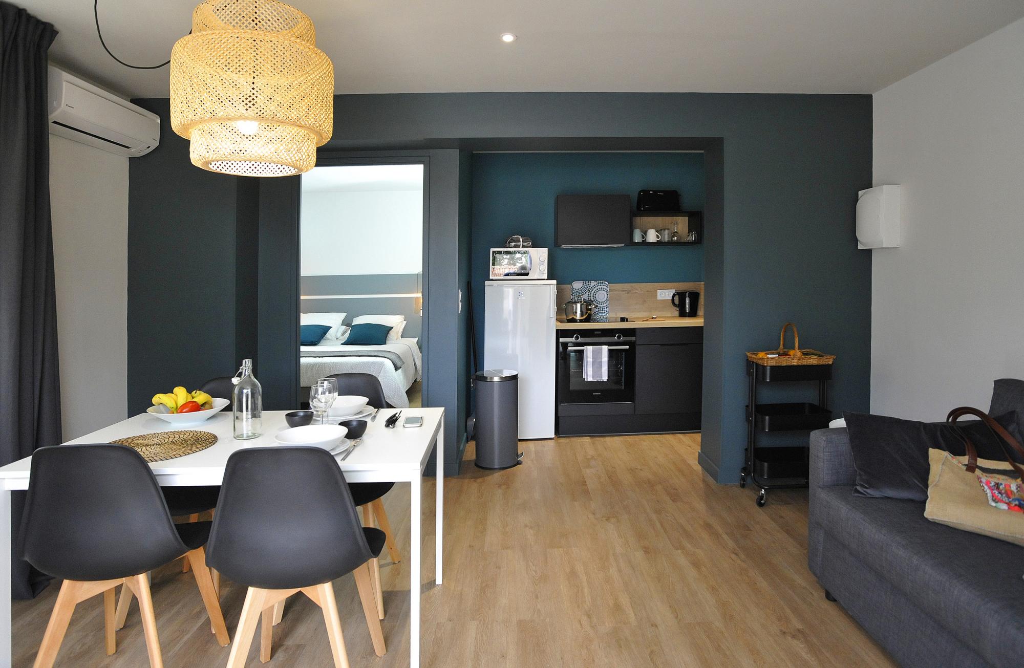 Location appartement 2 meublÃ© avec terrasse Ã  Jonzac (Charente Maritime 17) 